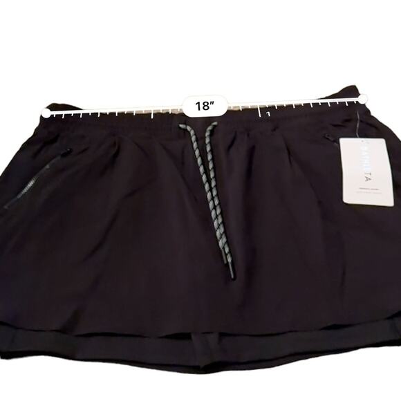 Athleta Trekkie Jupe Skort in Black Size 16 Plus NEW - Picture 9 of 10